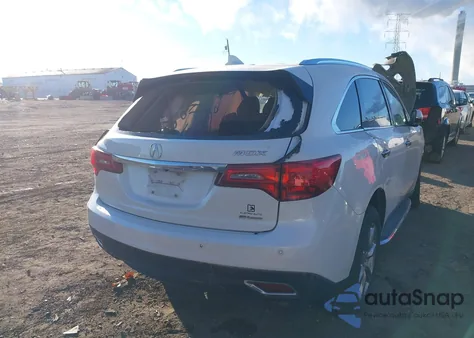 2014 Acura Mdx Advance Pkg W/Entertainment Pkg z USA, uszkodzony, nr VIN 5FRYD4H87EB014381